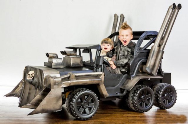 Потрясающий детский автомобиль в стиле «Безумного Макса»
