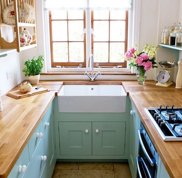 25 идеи как обустроить маленькую кухню