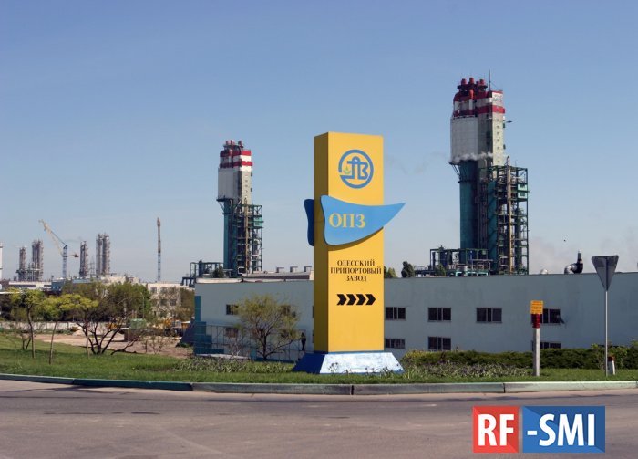 Остановлен Одесский припортовый завод
