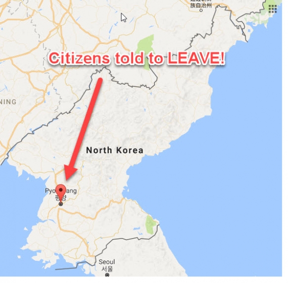 Срочно! Пхеньян эвакуирует 600 000 человек