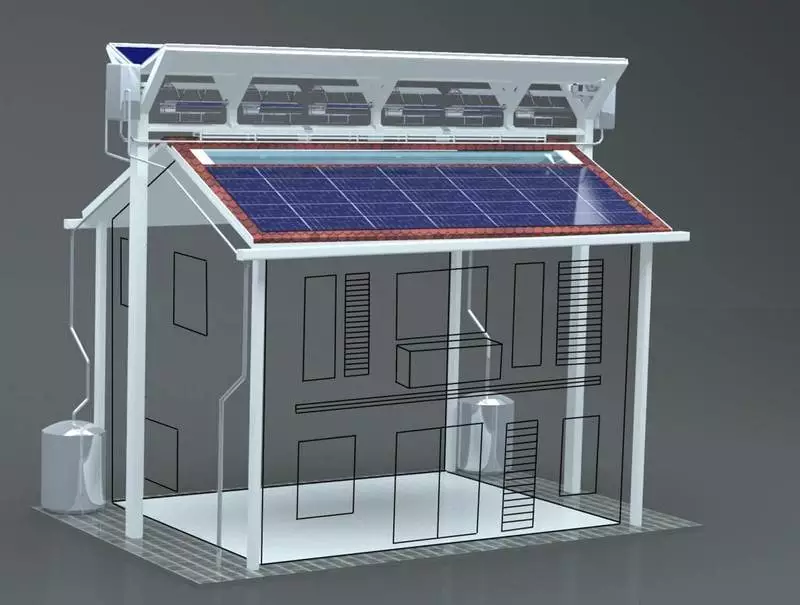Гибридная «эко-крыша» сочетает в себе 5 энергоэффективных технологий
