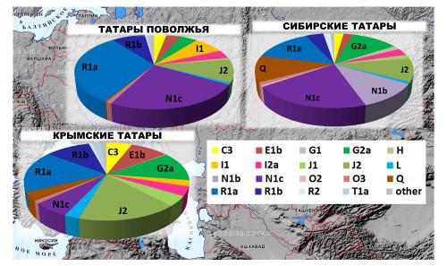 Генофонды татар Евразии: объединять нельзя разделять (новейшие данные)